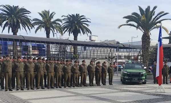 40 nuevos Carabineros para fortalecer seguridad en la Zona.