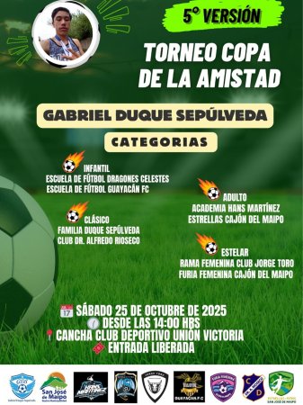 V versión de la Copa de la Amistad “Gabriel Duque Sepúlveda”