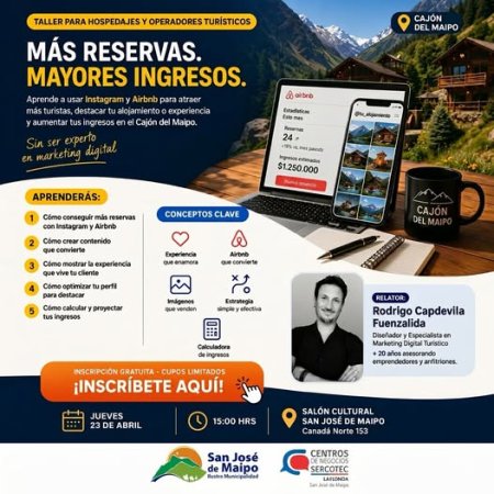 Cajón del Maipo impulsa a emprendedores turísticos