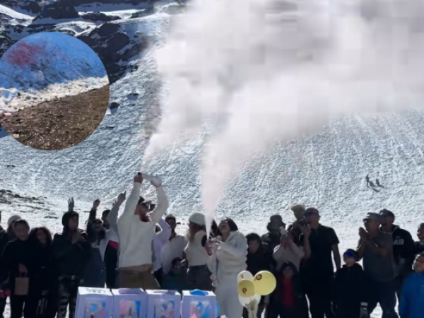 VIDEO: Pareja hace revelación de género en el Embalse El Yeso y estalla la controversia por daños