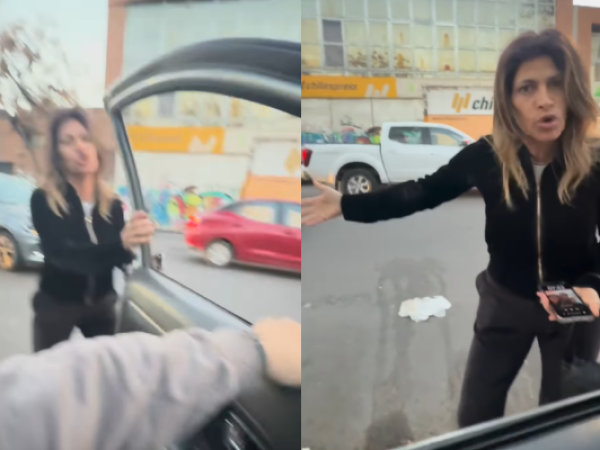 Conductor choca en reversa y termina enfrentando insólita reacción de mujer: “Pásame los documentos”