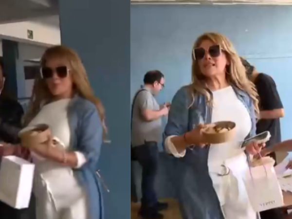 Intentó regalar galletas y nadie las aceptó: el tenso momento de Cathy Barriga